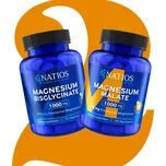 Natios Sada Magnesium Malate + Bisglycinate pro ranní energii a klidný spánek - 2 x 90 kapslí