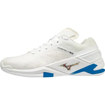 Pánská obuv Boty Mizuno WAVE STEALTH NEO Undyed White Spellbound Peace Blue Velikost: 36.5