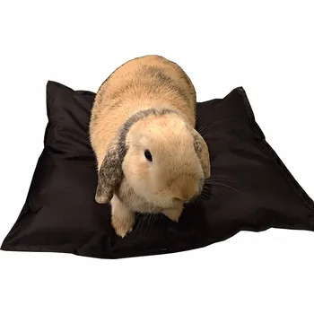 Pelíšek pro psa Voděodolný měkký polštář pelíšek kotec potah pro králíka, černá