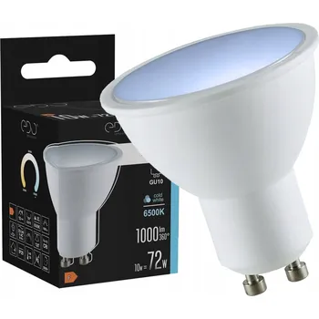 Žárovka LED žárovka GU10 10W 6500K studená bílá 120° 1000lm EDO
