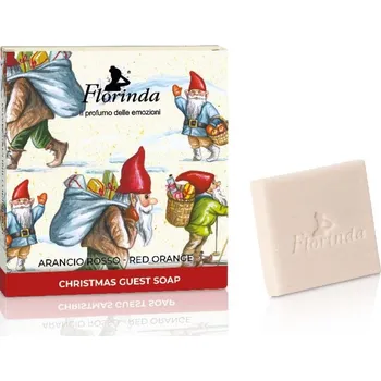 Mýdlo Florinda, Itálie Florinda - Vánoční dárkové balení mýdel 4 x 25 g Arancio Rosso Barva: jako na obrázku