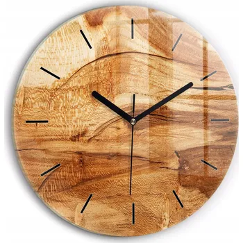Hodiny Nástěnné hodiny Wallfluente hnědé 30 cm