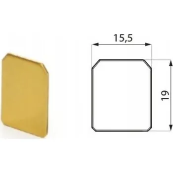 Boční krytka / záslepka pro profil FS ZLATÁ (ZLATÁ = ZLATÁ / ZLATÁ)
