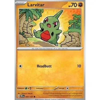 Volný čas Pokémon PRE 047/131 Larvitar - Prismatic Evolutions Stav: Near Mint, Verze: NORMAL