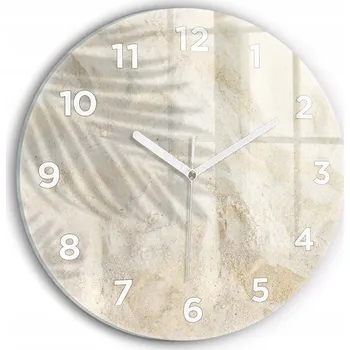 Hodiny Nástěnné hodiny Wallfluente žluté 30 cm