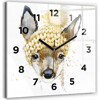 Hodiny Nástěnné hodiny Wallfluent žluté 30 cm