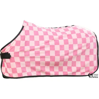 Deka pro koně Odpocovací deka HKM -HENNI SHETTY- - Tmavě/Světle modrá - 95cm