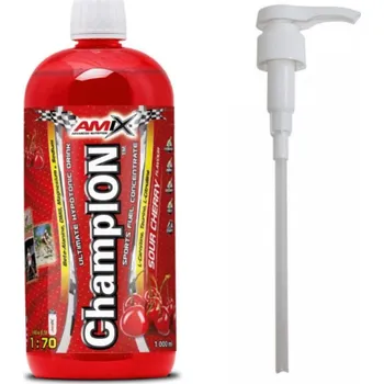Iontový nápoj Amix ChampION Sports Fuel 1000 ml + dávkovací pumpička kiwi