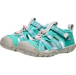 sandále dětské do vody KEEN SEACAMP II CNX CHILDREN bright aqua/pink-a-boo - 31