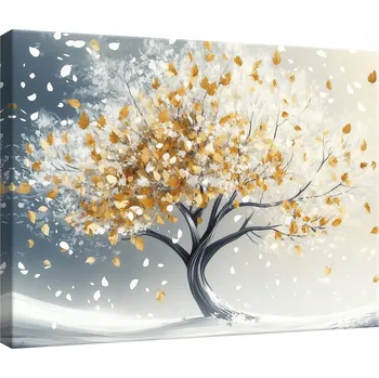 Obraz OBRAZ DO LOŽNICE OBÝVÁKU KUCHYNĚ KVĚTINY 3D STROM NA PLÁTNĚ NA ZEĎ 40x30