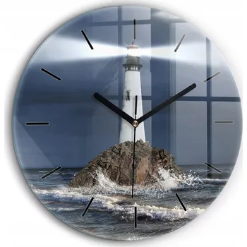 Hodiny Nástěnné hodiny Wallfluent, odstíny hnědé, 60 cm