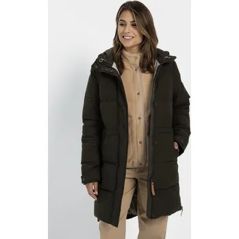 Dámský kabát KABÁT CAMEL ACTIVE COAT PINE GREEN