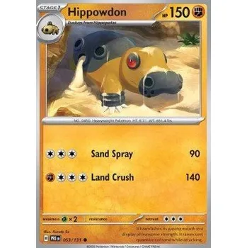 Volný čas Pokémon PRE 053/131 Hippowdon - Prismatic Evolutions Stav: Near Mint, Verze: NORMAL