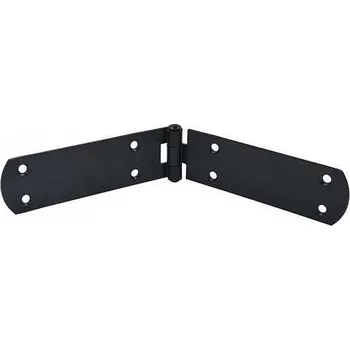 Nábytkové kování Závěs stejnoramenný pásový 250x40x2,5mm černý mat