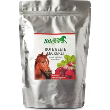 Krmivo pro koně Rote Beete Leckerli Stiefel bonbóny pamlsky ČERVENÁ ŘEPA pro koně 1 kg