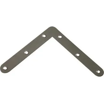 Nábytkové kování Rohovník 120x120mm bílý Zn