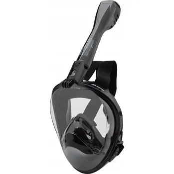 Potápěčská maska Celoobličejová potápěčská Potápěčské Brýle Martes Viso se šnorchlem, černá