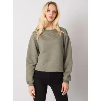 Dámská mikina Khaki dámská prošívaná mikina RV-BL-7446.99-khaki Velikost: L/XL