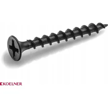 Vrták ČERNÉ FOSFÁTOVANÉ VRUTY DO DŘEVA 4,8x90 1 KG