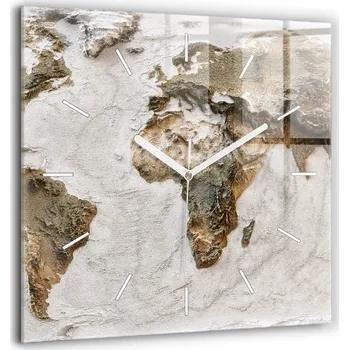 Hodiny Nástěnné hodiny Wallfluent hnědé 60 cm