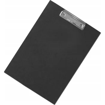 Desky s klipem A4 KARTON P+P černé