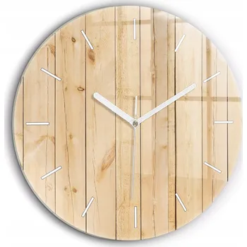 Hodiny Nástěnné hodiny Wallfluent hnědé 60 cm