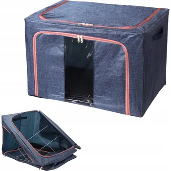 Obraz SKLÁDACÍ ORGANIZÉR NA ZIP 66L S UCHYTY A PRŮHLEDNÝMI OKÉNKY