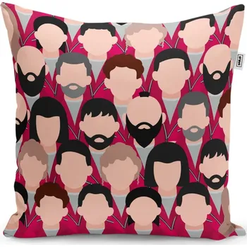 Polštář Dekorační polštář Money heist Anonymní tváře - Sablio - 50x50 cm