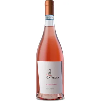 Víno Růžové Chiaretto Bardolino, Ca´ Vegar, Veneto, DOC, Vitevis Itálie, 0,75l, 12,5%,