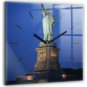 Hodiny Nástěnné hodiny Wallfluent modré 30 cm