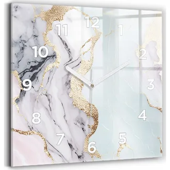 Hodiny Nástěnné hodiny Wallfluent bílé 30 cm