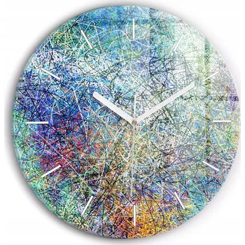 Hodiny Nástěnné hodiny Wallfluente vícebarevné 30 cm