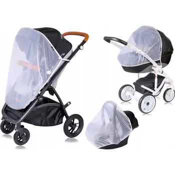 Kočárek Moskytiéra Mio Bebe na korbičku, kočárek, autosedačku