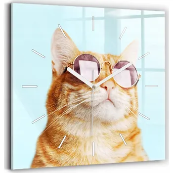 Hodiny Nástěnné hodiny Wallfluent modré 30 cm