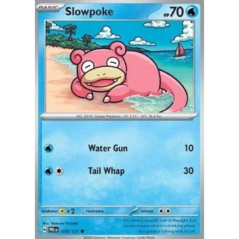 Volný čas Pokémon PRE 018/131 Slowpoke - Prismatic Evolutions Stav: Near Mint, Verze: NORMAL