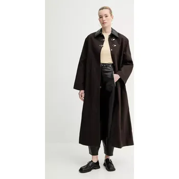 Dámský kabát Kabát Nanushka ZOFIA NW25RSOW21078 hnědá 89X, vel. S