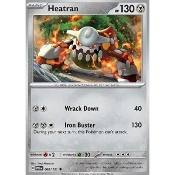 Sběratelská karetní hra Pokémon PRE 068/131 Heatran - Prismatic Evolutions Stav: Near Mint, Verze: NORMAL
