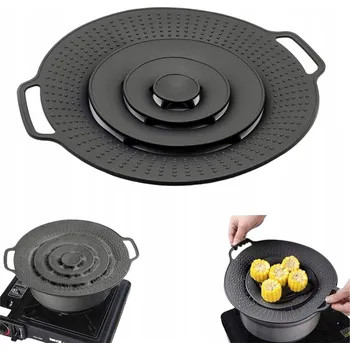 Silikonové víko poklice na hrnec Univerzální proti překypění 30 cm