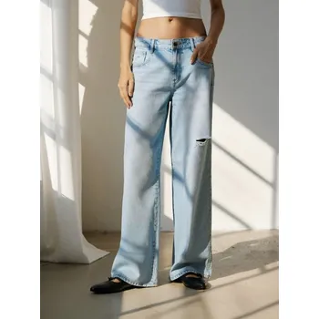 Dámská móda Sinsay - Džíny baggy - modrá - 816DB-50J - 816DB-50J-36