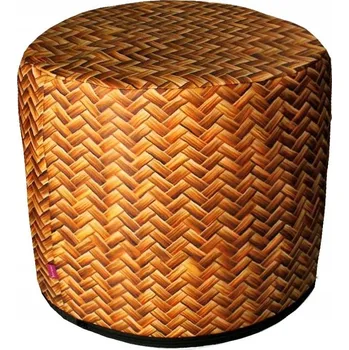 Taburet Taburet čalouněný Bertoni hnědý