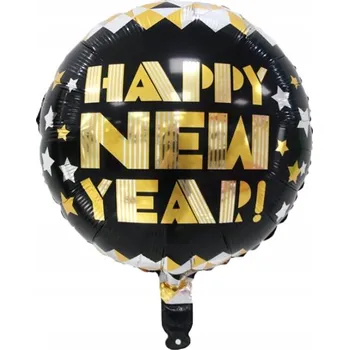 Balónek Fóliový balónek "Šťastný Nový Rok" SILVESTR