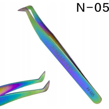 Kosmetická pinzeta Pinzeta pro objemové prodlužování řas Nagaraku N-05