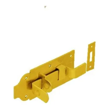 Tesařské kování Domax Zástrč zamykací WZW 160 typ "Z" 160x55x6,0mm žl.Zn- DOPRODEJ* 8545