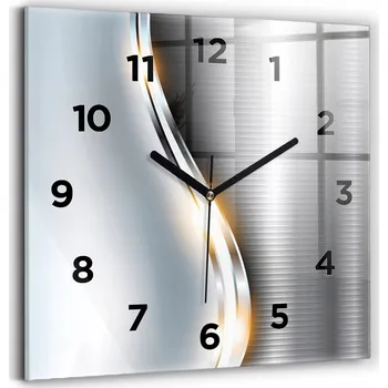 Hodiny Nástěnné hodiny Wallfluent šedé 30 cm