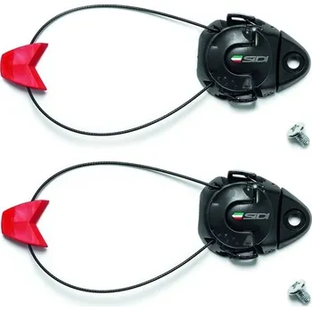 Moto obuv SIDI upínací lanko TECNO 3 MAGNETIC Short black/red