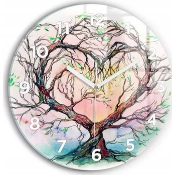 Hodiny Nástěnné hodiny Wallfluente zelené 30 cm