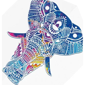 Příslušenství pro šipky Designa Letky Metronic - MultiColour Elephant F3781