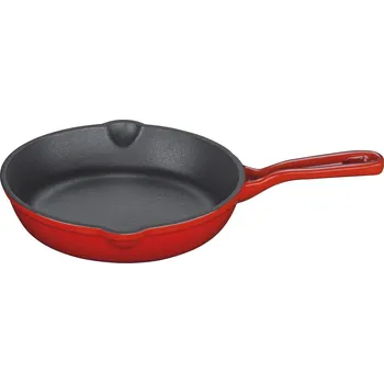 Pánev Küchenprofi PROVENCE Litinová pánev na smažení a servírování červená - 16 cm