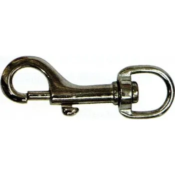 12 ks Karabinka 99-3 05,0x050 mm, Zn, otočná