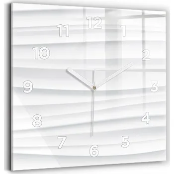 Hodiny Nástěnné hodiny Wallfluent bílé 30 cm